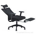 Prix ​​départ usine Chaise de bureau ergonomique en maille chaise de personnel avec repose-pieds